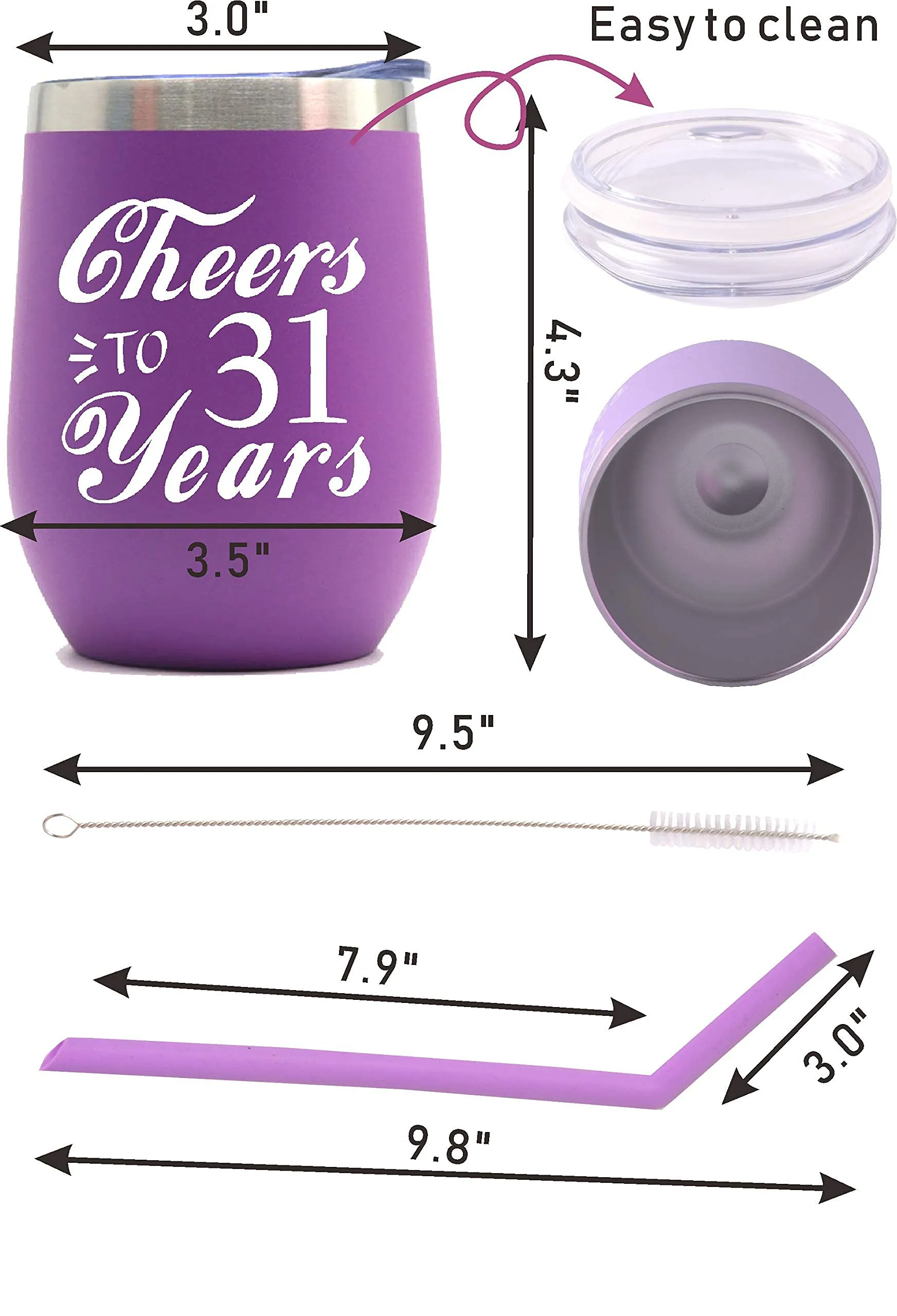 31st Birthday Gifts for Women, 31st Birthday, 31st Birthday Tumbler, 31st Birthday