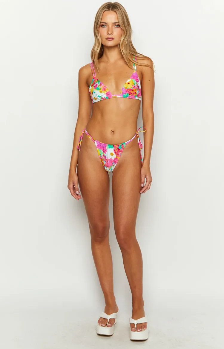 9.0 Swim Sumba Floral Print Bikini Top