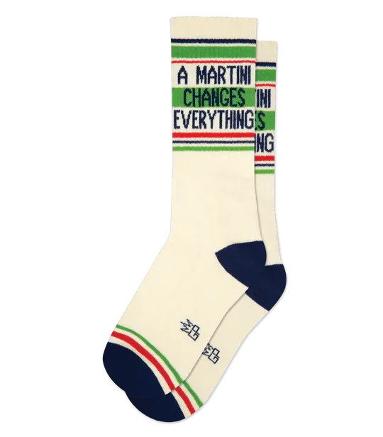 A Martini Changes Everything Socks