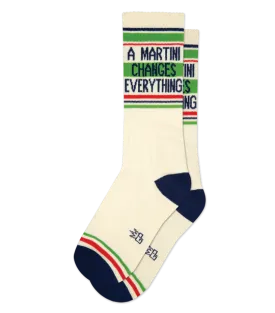 A Martini Changes Everything Socks