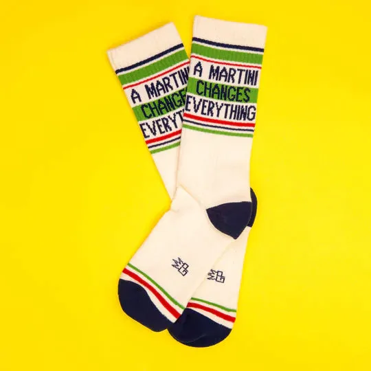 A Martini Changes Everything Socks