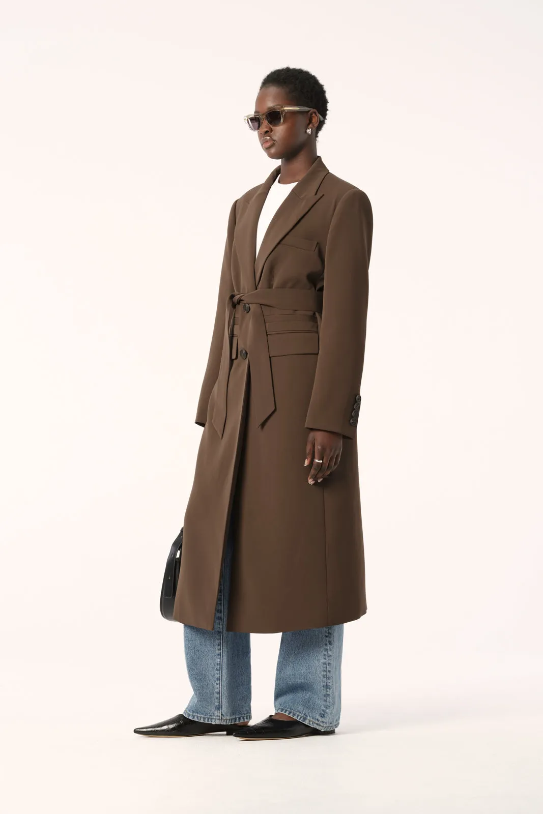 Amaya Coat Chocolate