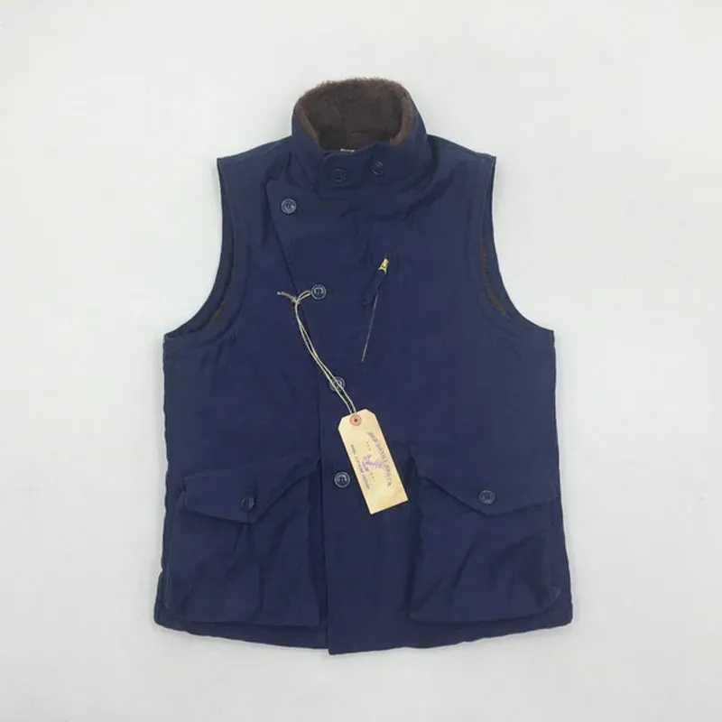 Aviator Vest Rugged Style Men's Sleeveless Jacket