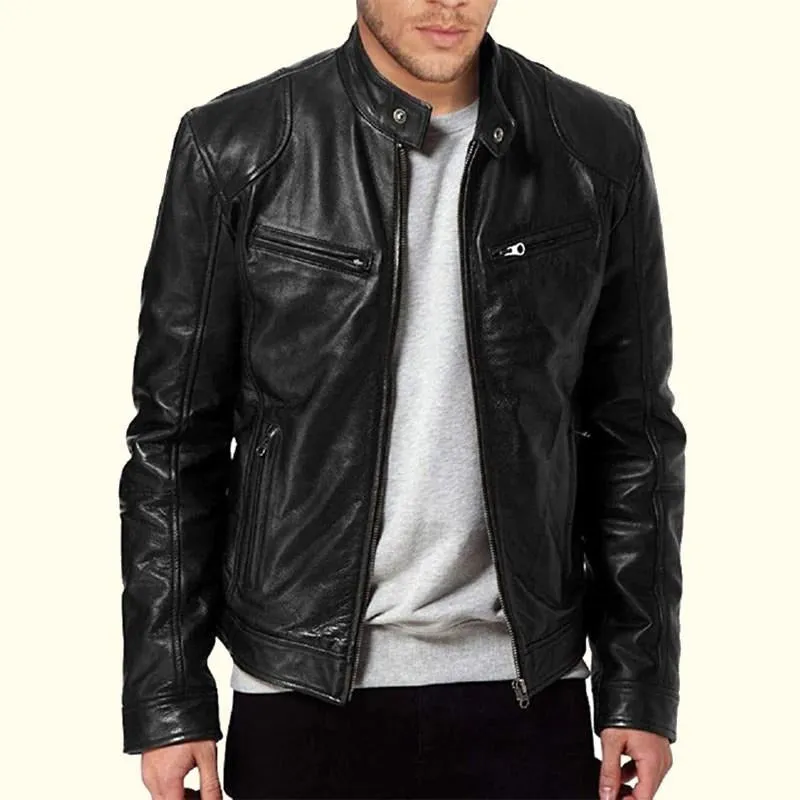 Black Moto Leather Jacket