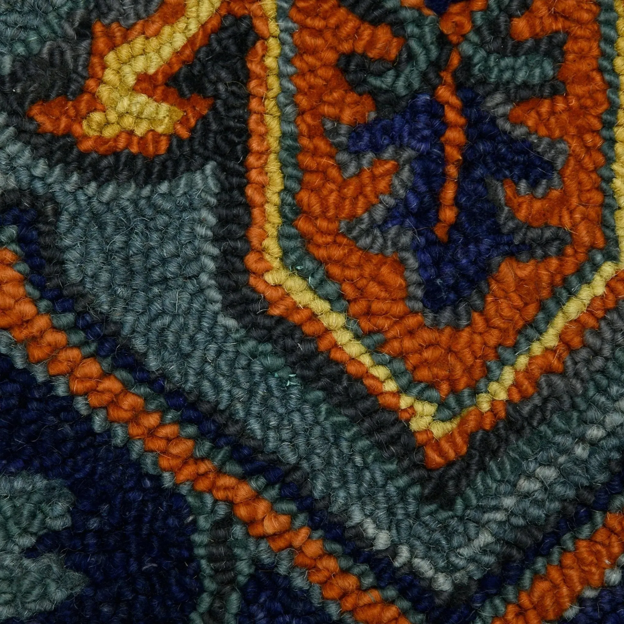 Boho BOH-5 Blue/Orange Rug