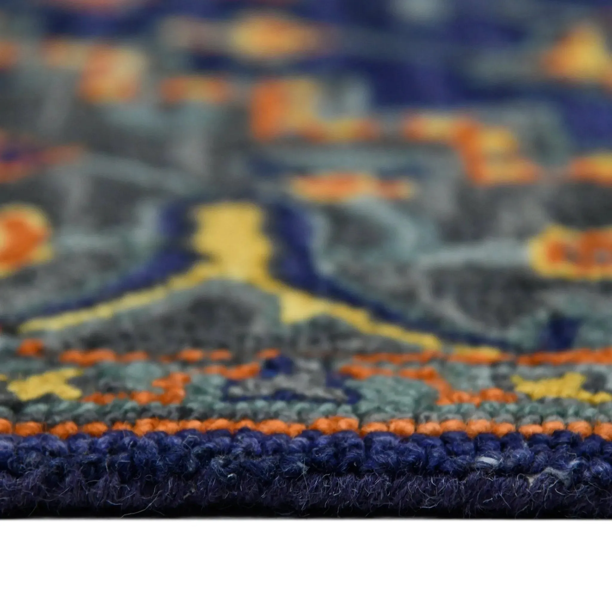 Boho BOH-5 Blue/Orange Rug