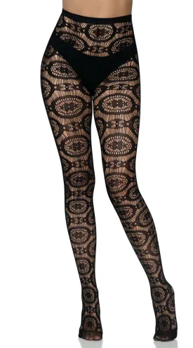 Boho Crochet Net Tights