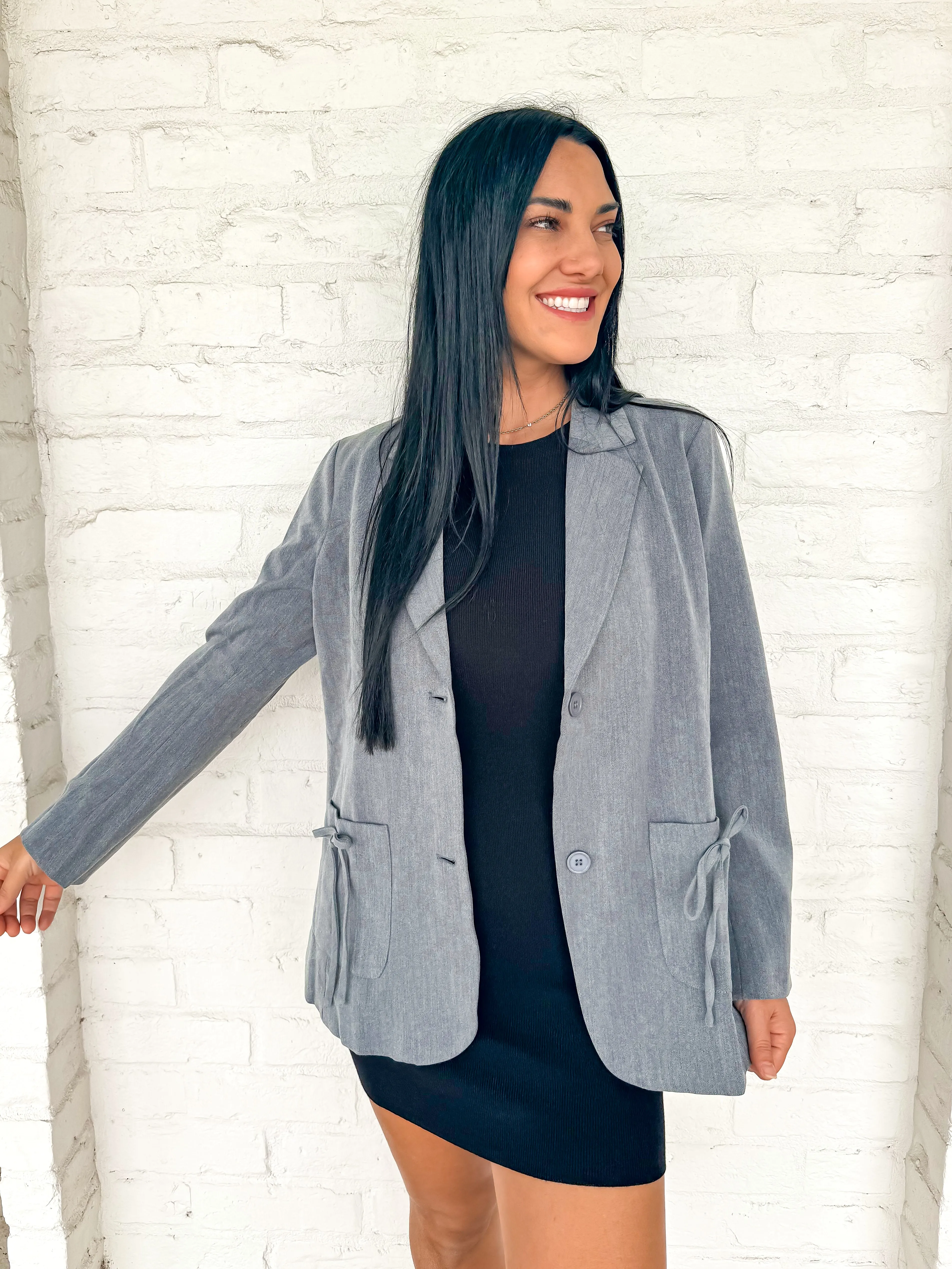 Bowlicious Blazer Grey