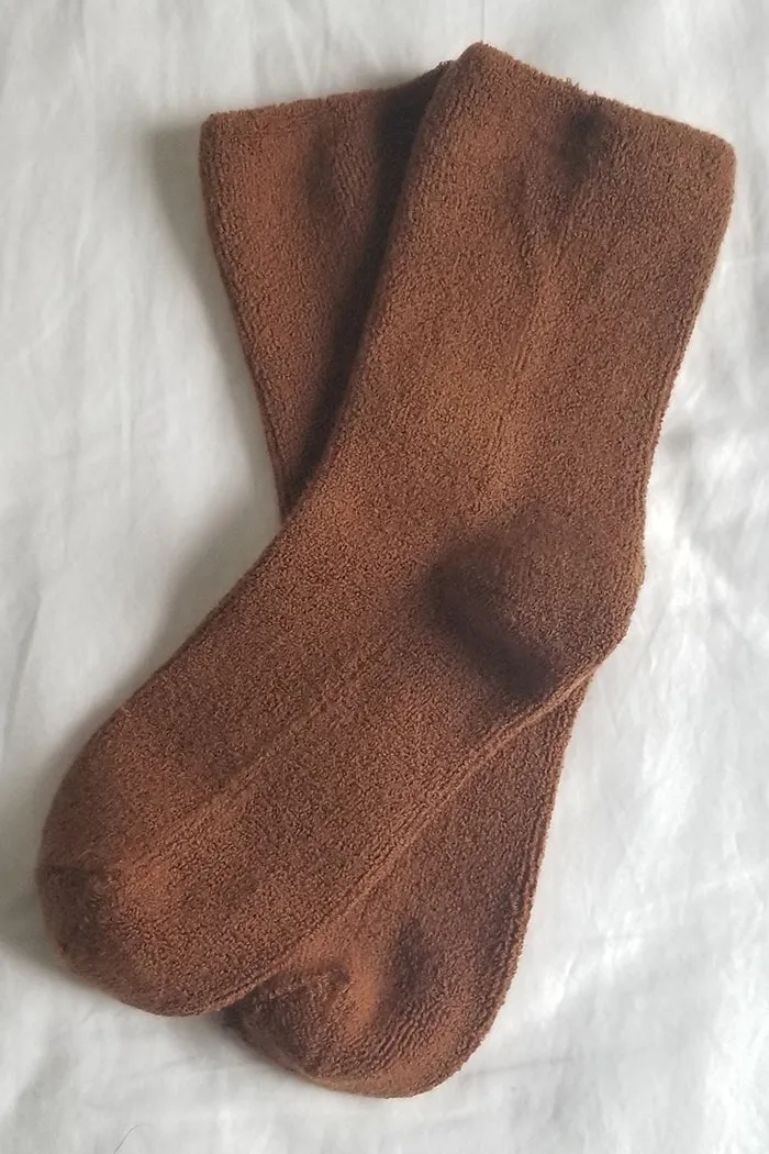 CLOUD SOCKS SEPIA