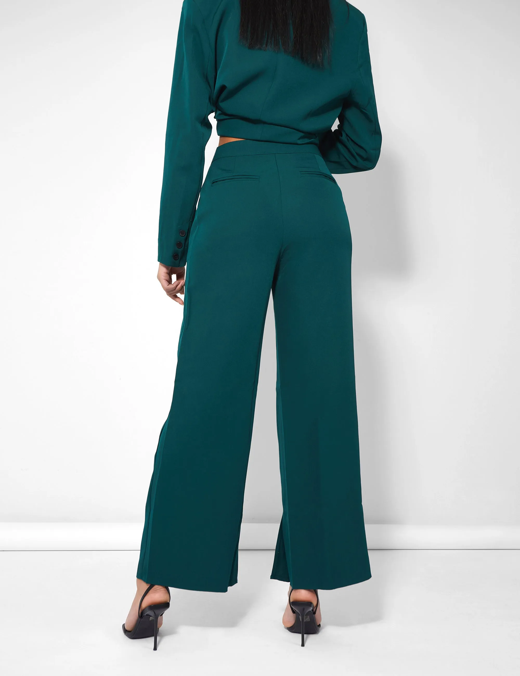 Dad Trousers Forest Green