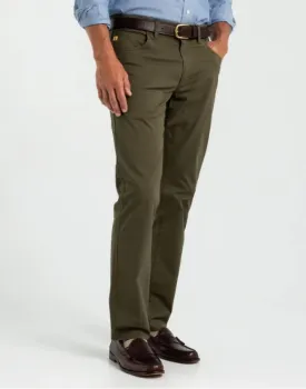 Duck Head Men's Shoreline Twill 5-Pocket / Olive Pine