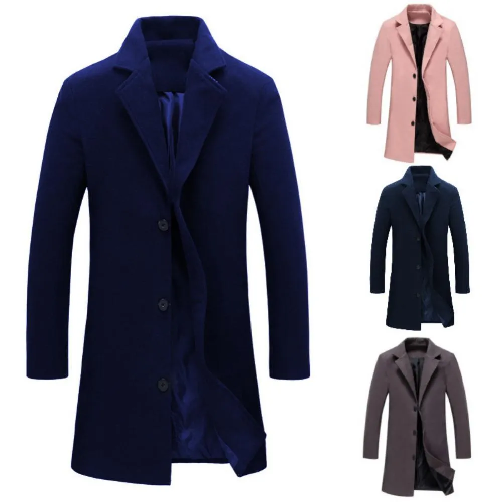 Funki Buys | Jackets | Men's Lightweight, Slim Fit Trench Coat