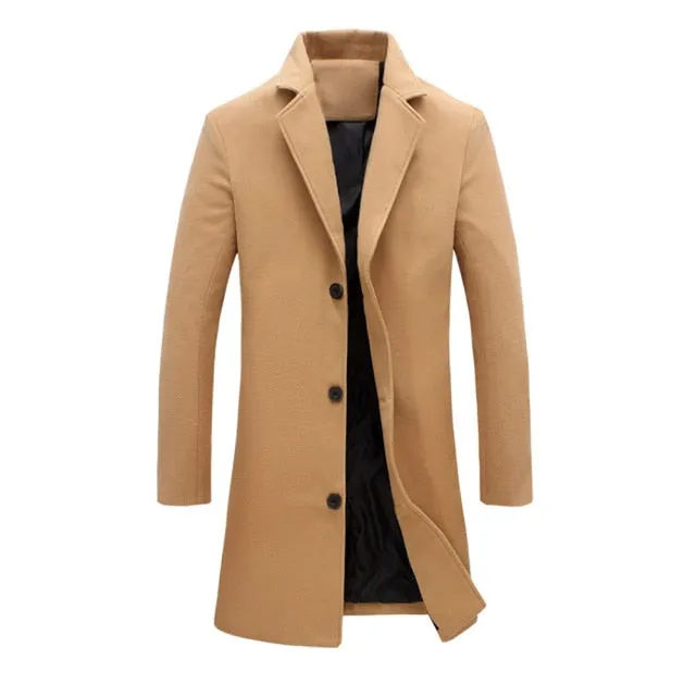 Funki Buys | Jackets | Men's Lightweight, Slim Fit Trench Coat