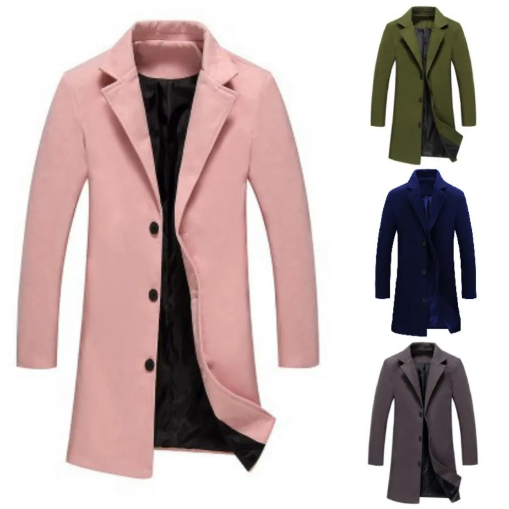 Funki Buys | Jackets | Men's Lightweight, Slim Fit Trench Coat