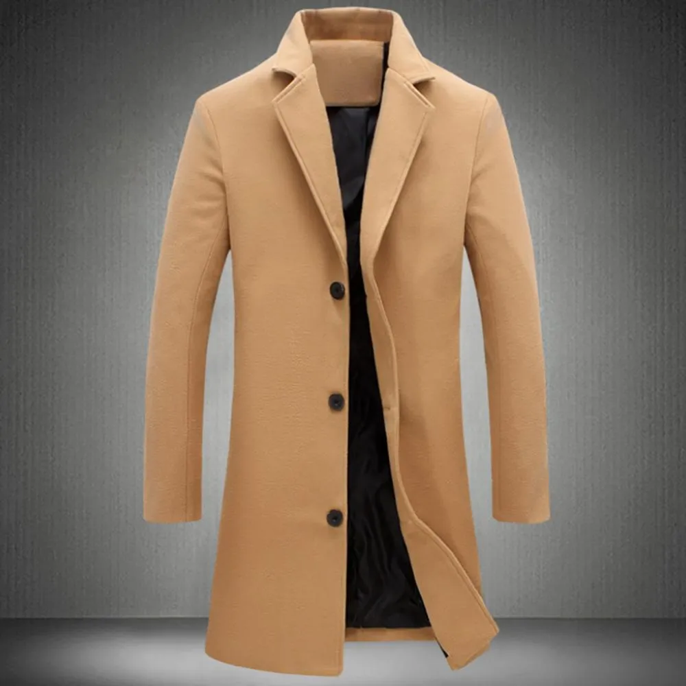 Funki Buys | Jackets | Men's Lightweight, Slim Fit Trench Coat