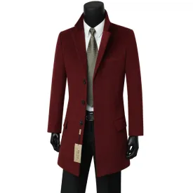 Funki Buys | Jackets | Men's Premium Wool Blend Tailored Coats