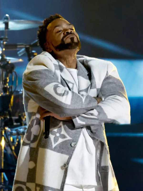 Grammy Awards 2023 Method Man Printed Coat