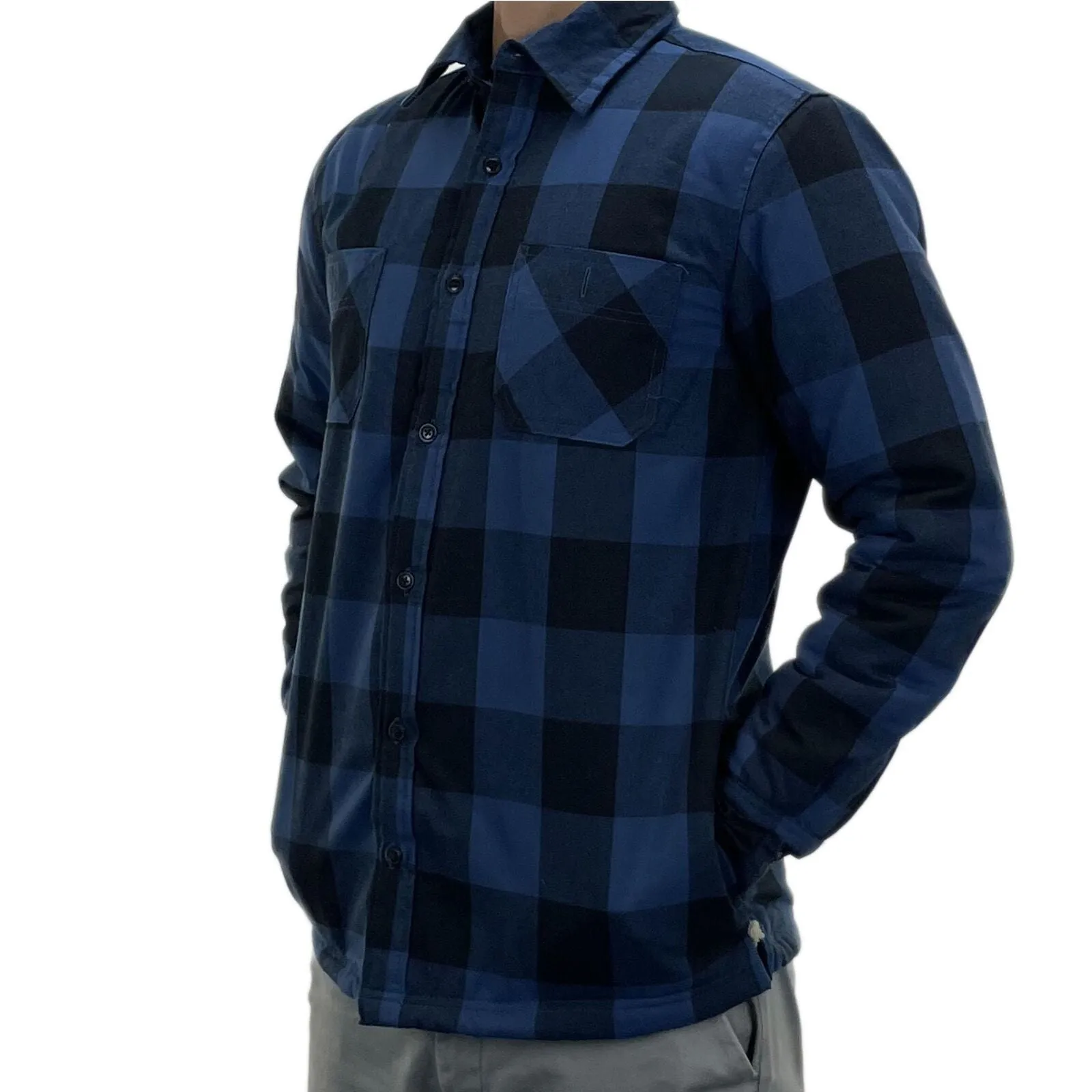 Mens Sherpa Fleece Lined Work Shirt - 4061