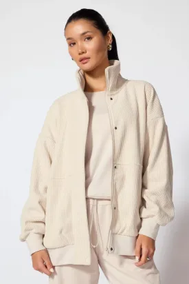 MPG Sport Women Aura Oversized Jacket - STONE