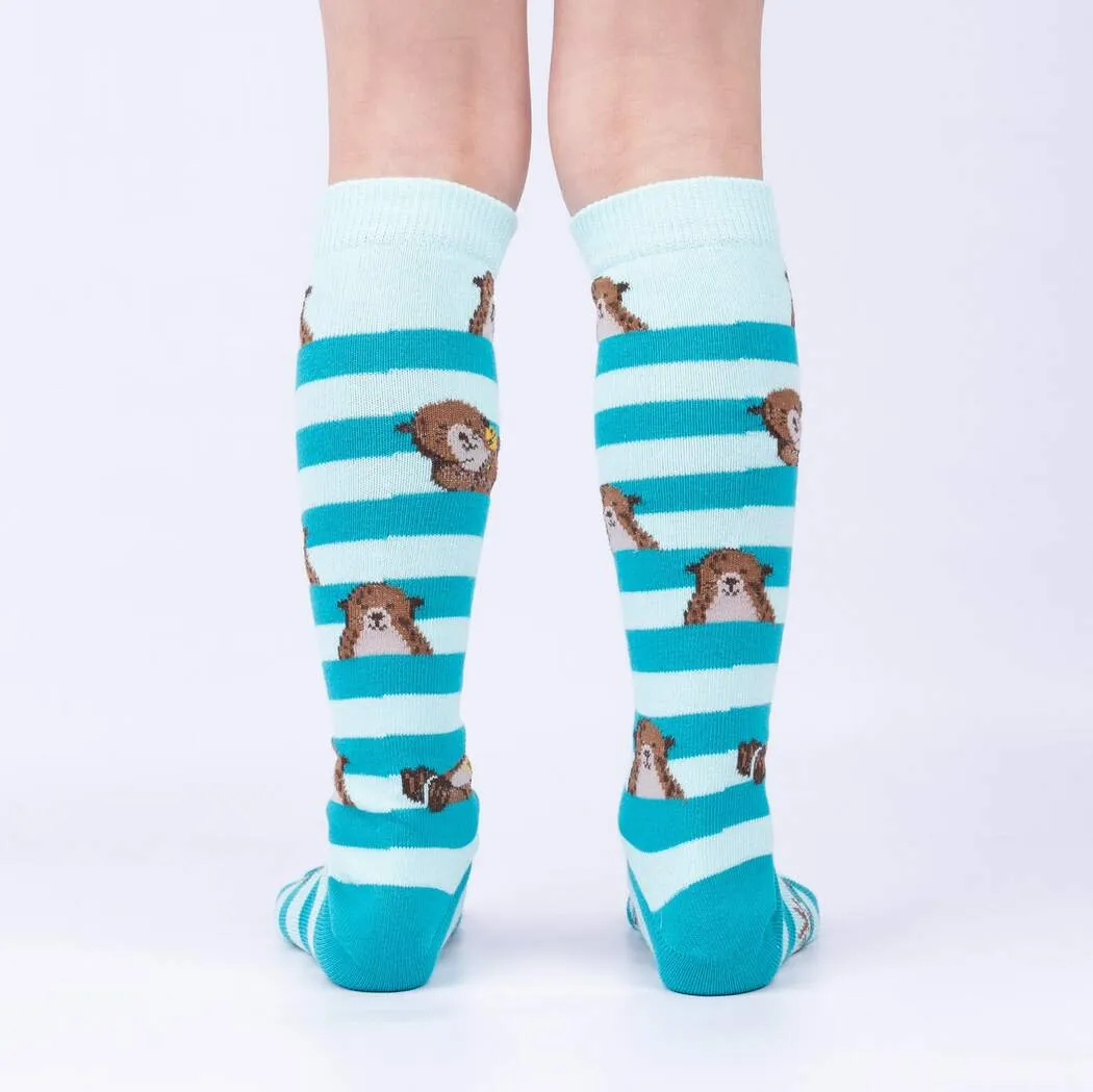 My Otter Foot Kids Knee High Socks