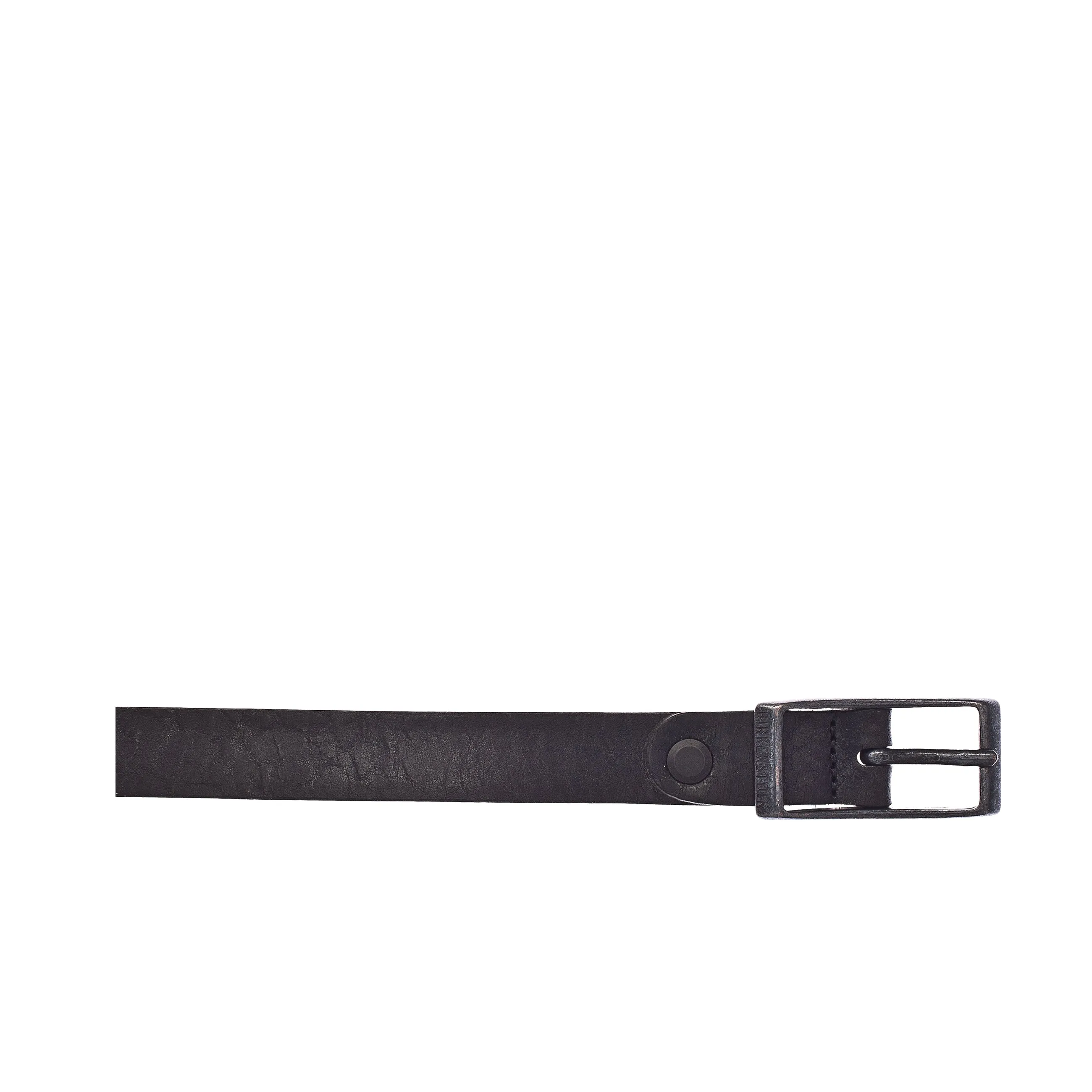 Ohio Black Grained Leather 20mm One Size