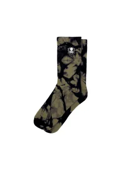 OLIVE GREEN TIE DYE SOCKS