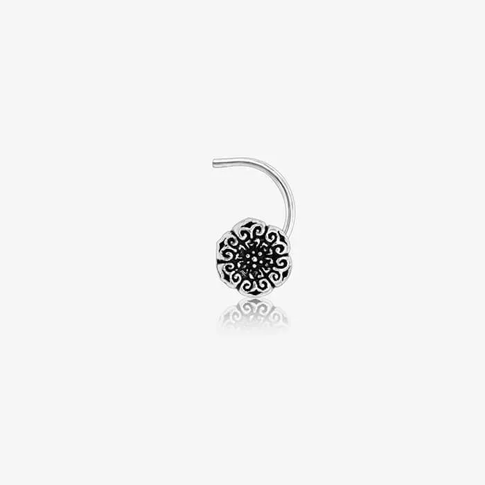 Oxidized Boho Nose Pin