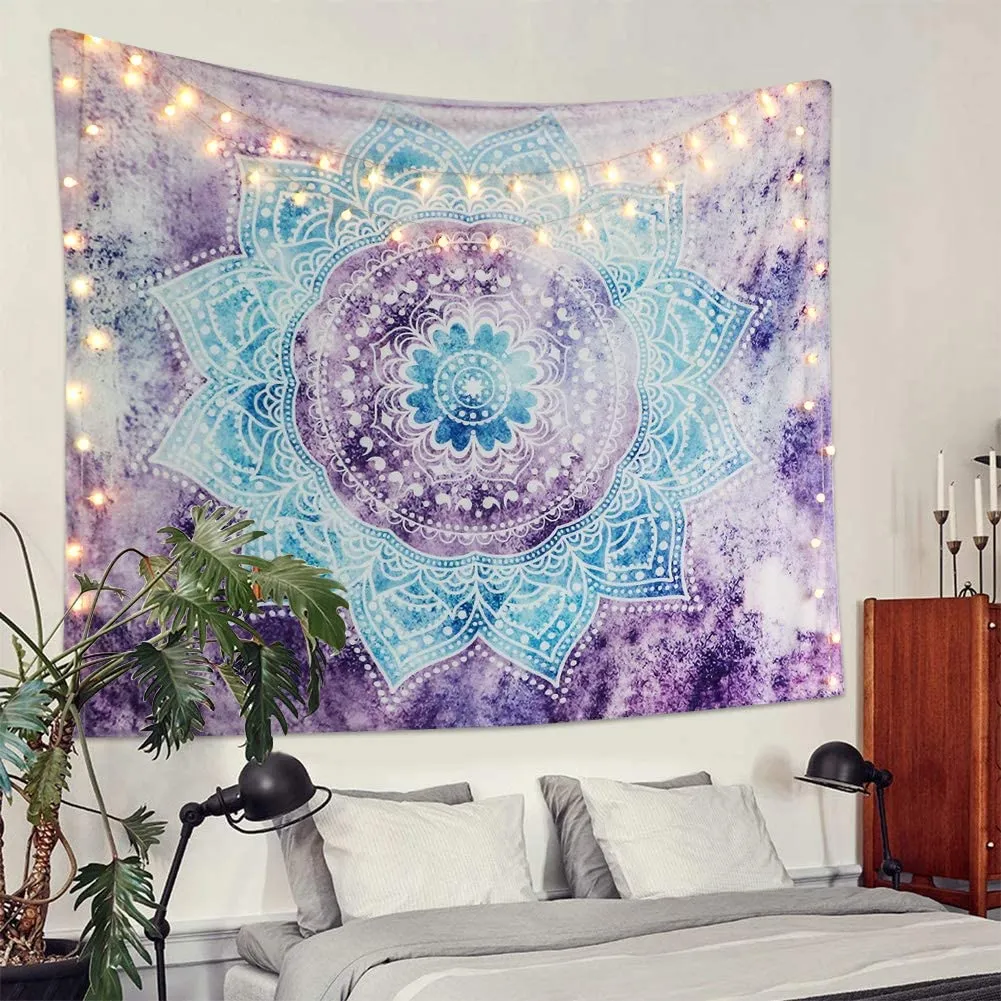 Purple Teal Tapestry