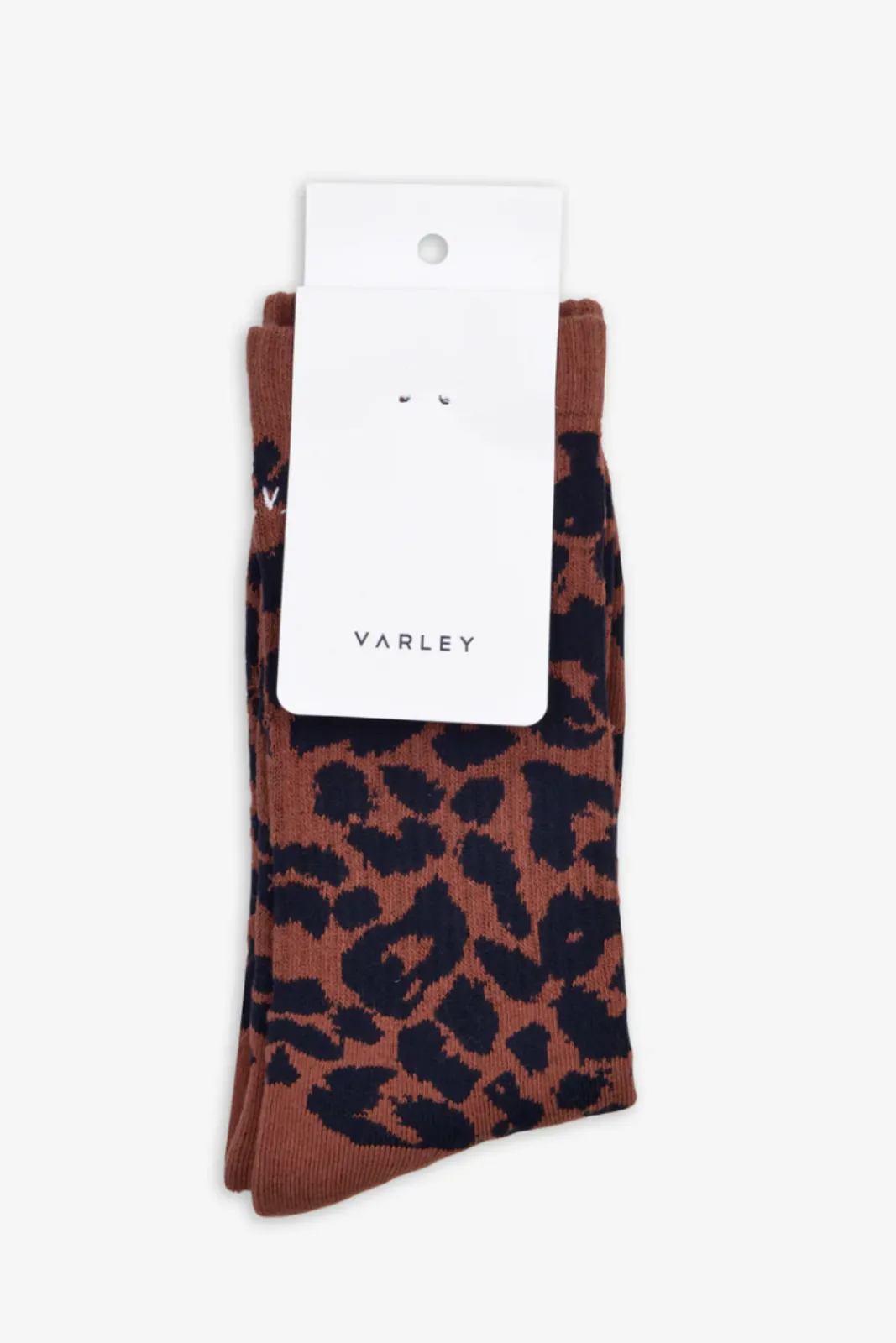 Rita Jacquard Animal Sock, Tort Leopard