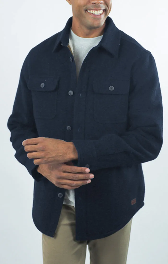 Sherpa Lined Wool Jacket