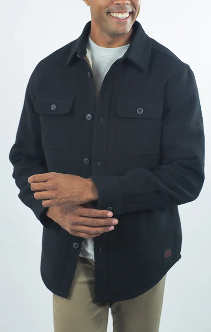 Sherpa Lined Wool Jacket