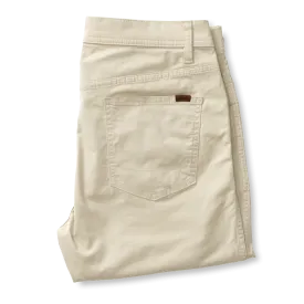 Shoreline Twill 5 Pocket Pant - Stone