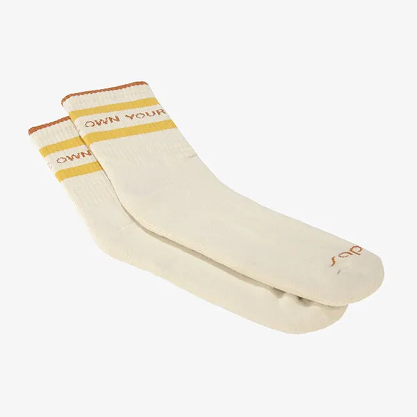 Socks - Khaki & Mustard