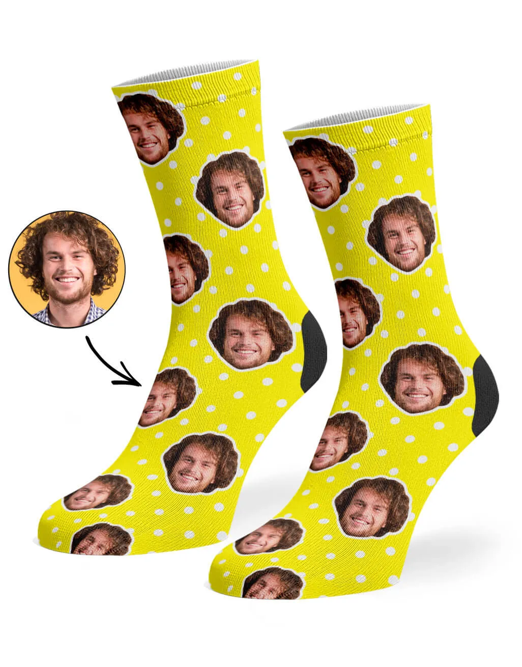 Spotty Face Socks