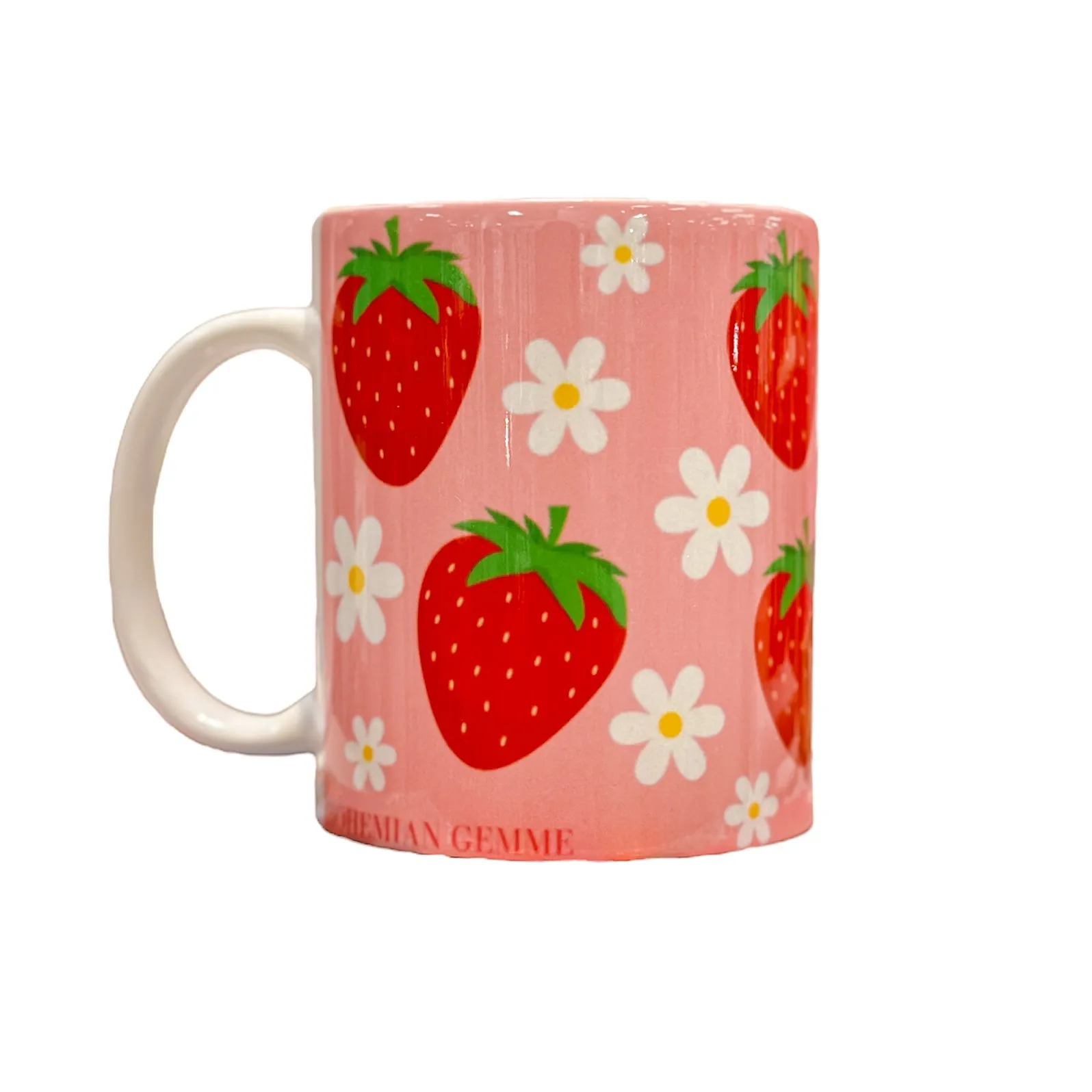 Strawberry Daisy Coffee Mug