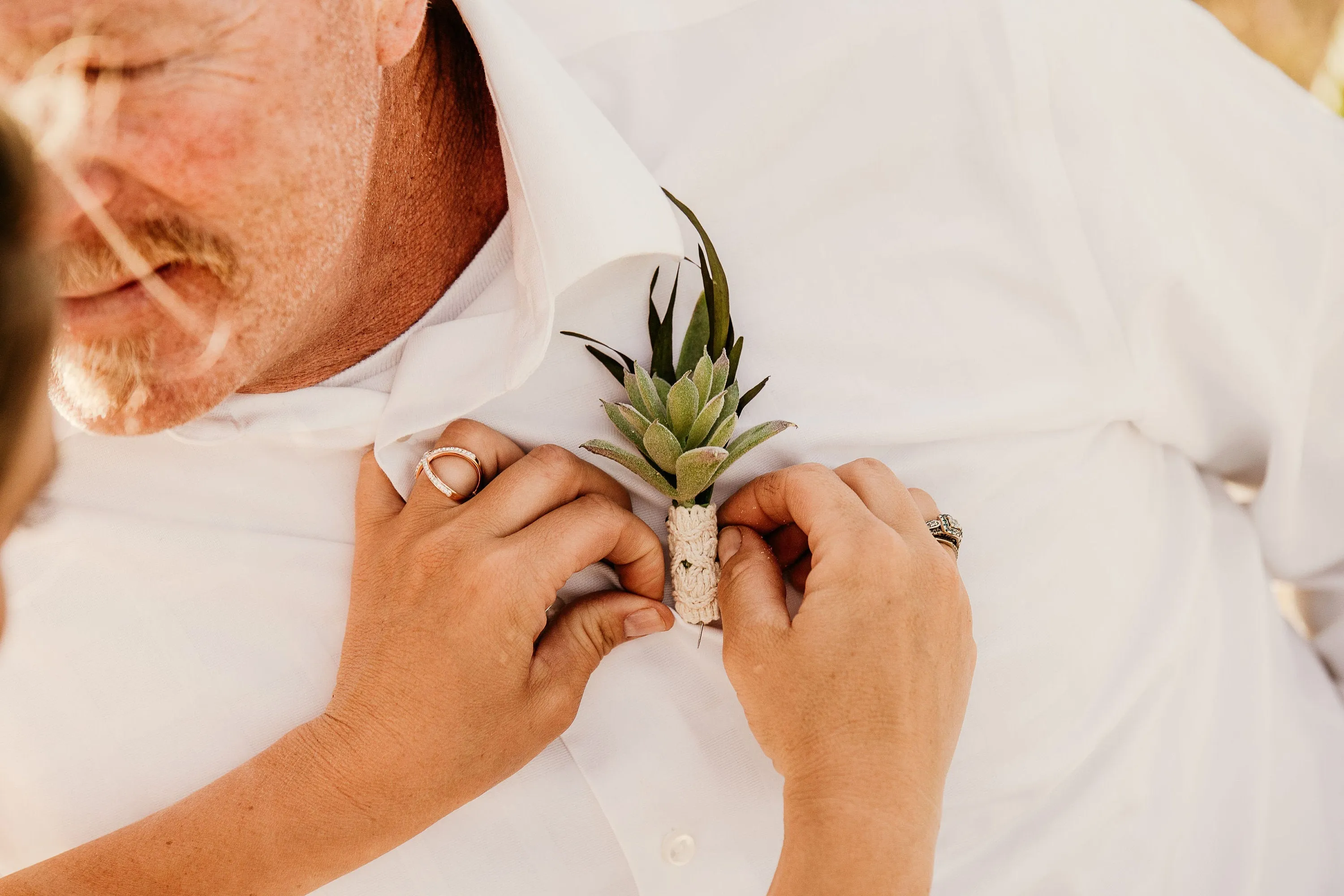 Succulent Boutonniere