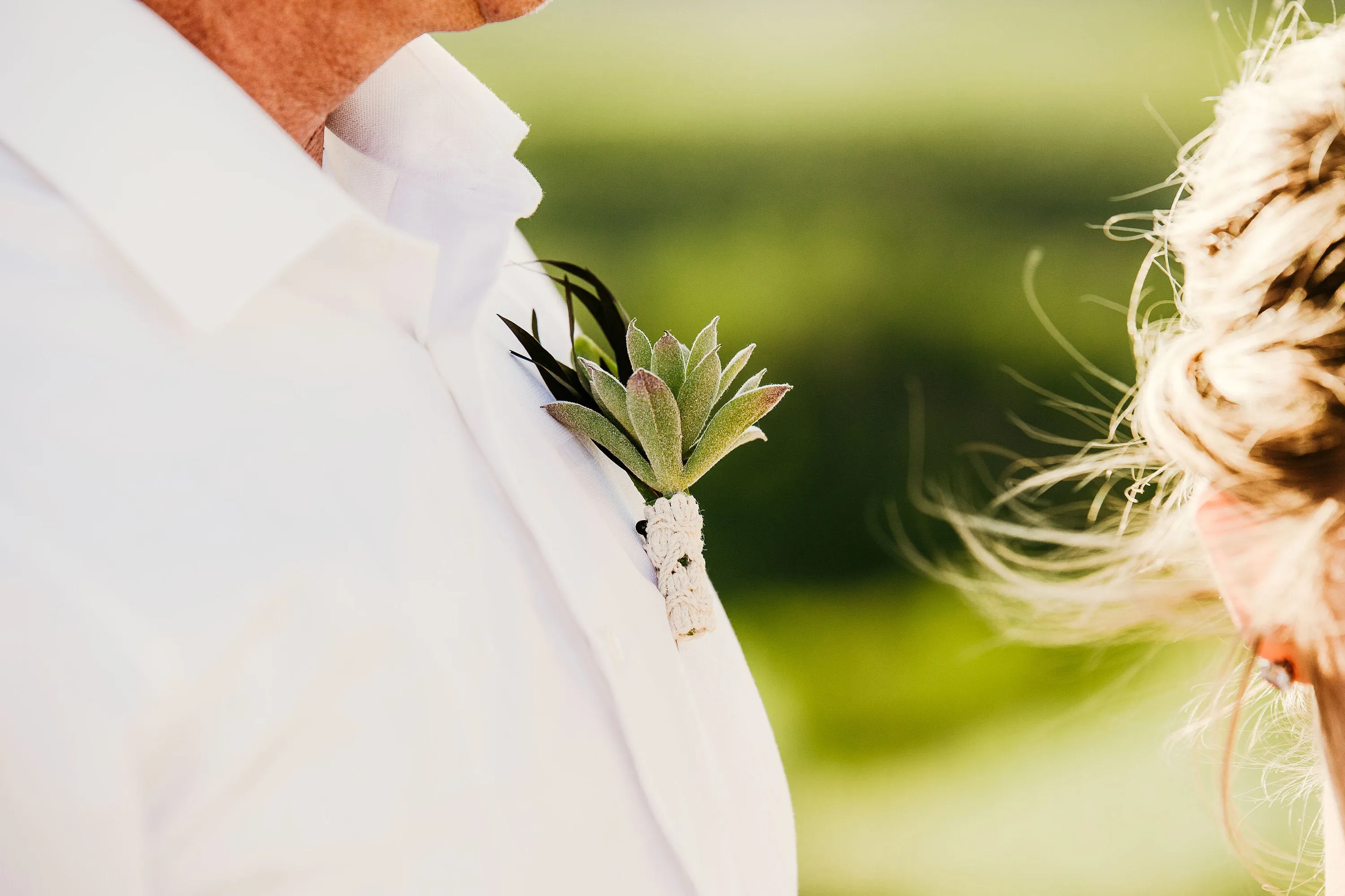 Succulent Boutonniere