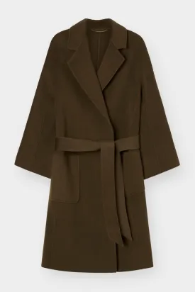 THE CLASSIC COAT - MOSS GREEN