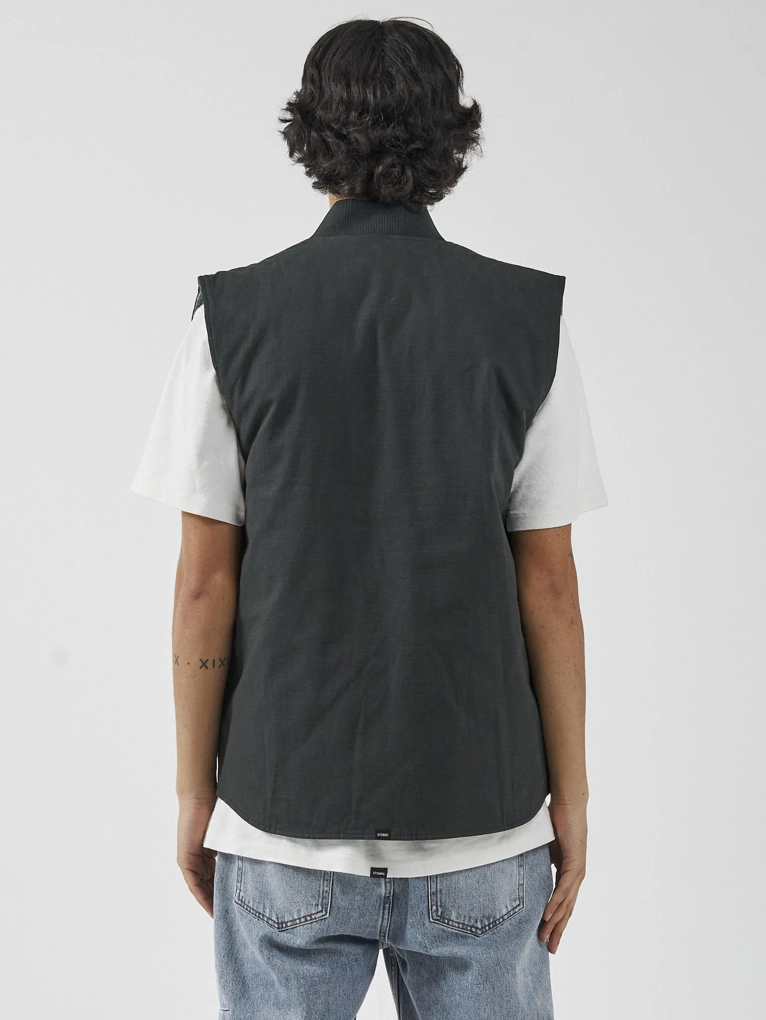 Thrills Union Vest - Oil Green