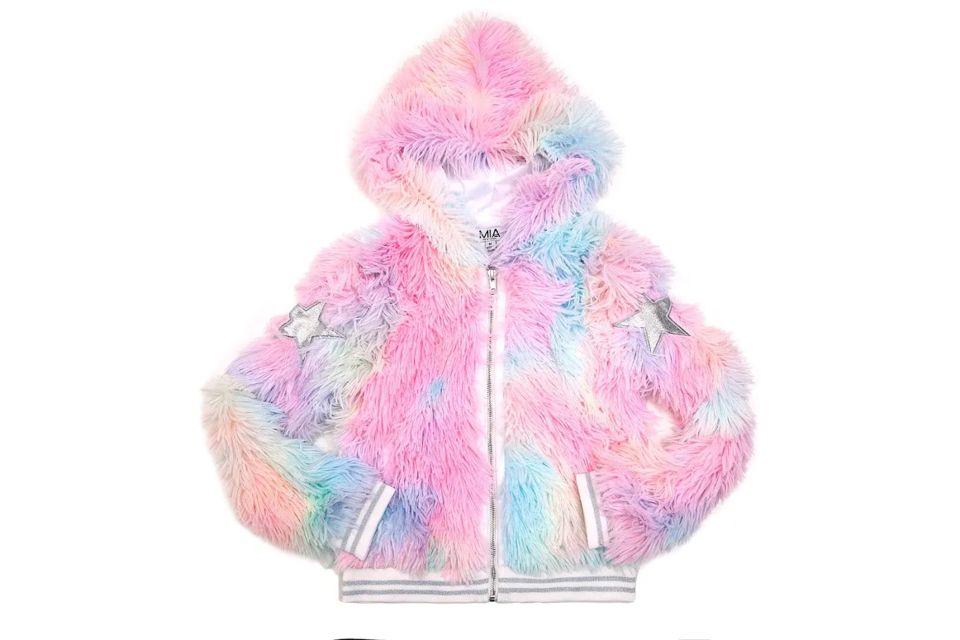 Tie Dye Shag Jacket