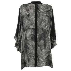 Tisdale Batwing Shirtdress in Ash