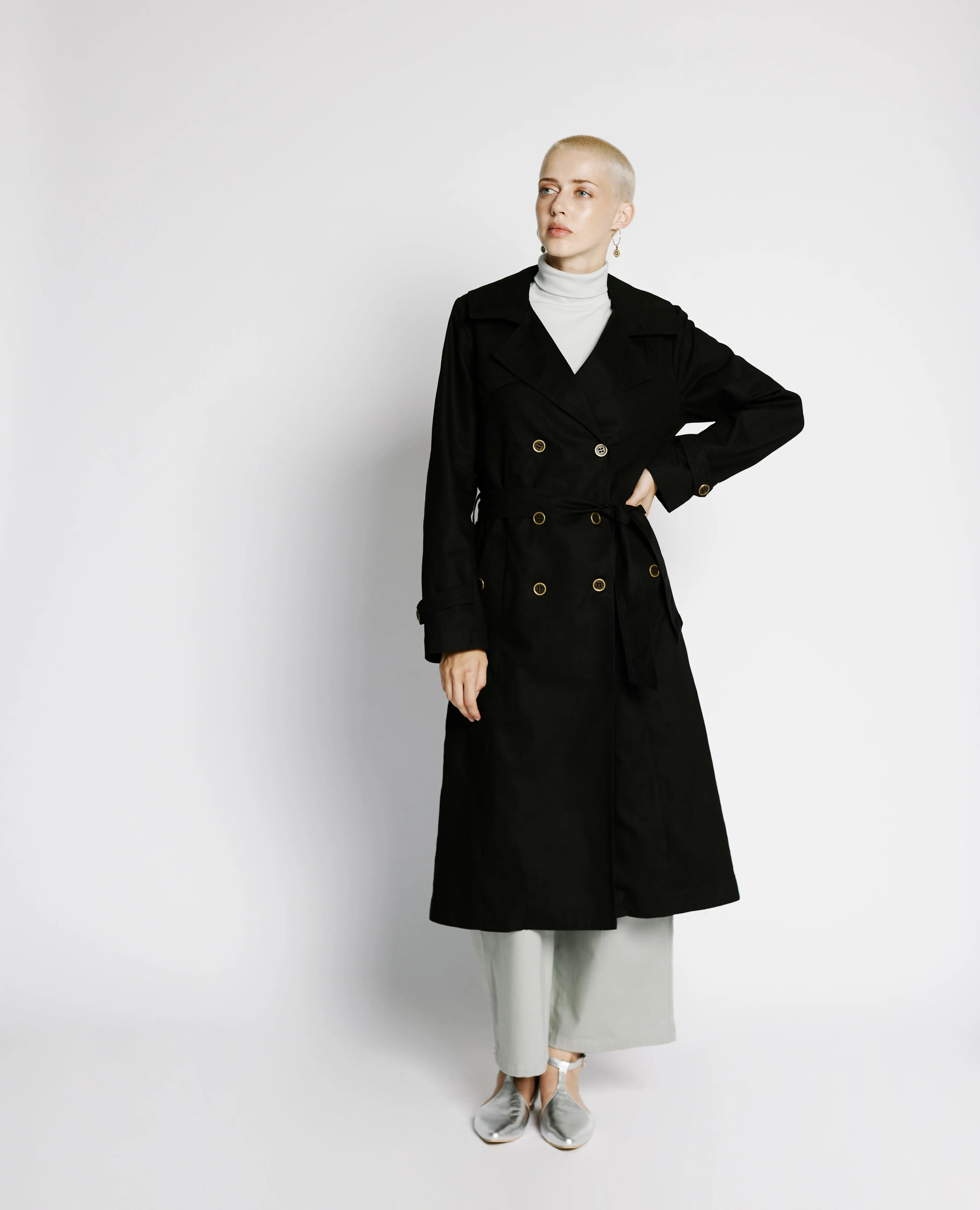 Trench | Cotton Twill Trench Coat