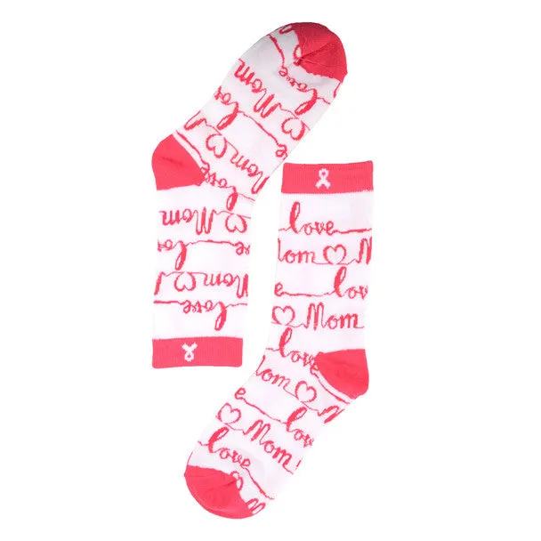 *Women's Love Mom Novelty Socks